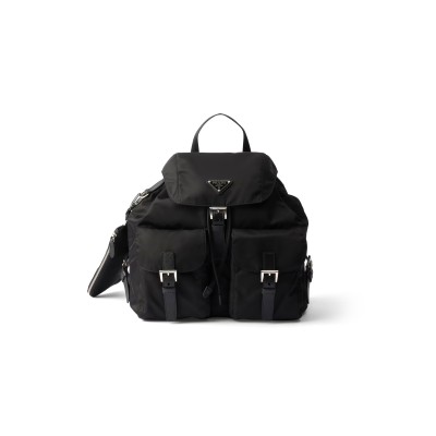 PRADA MEDIUM RE-NYLON BACKPACK WITH POUCH 1BZ811 (32*30*15cm)